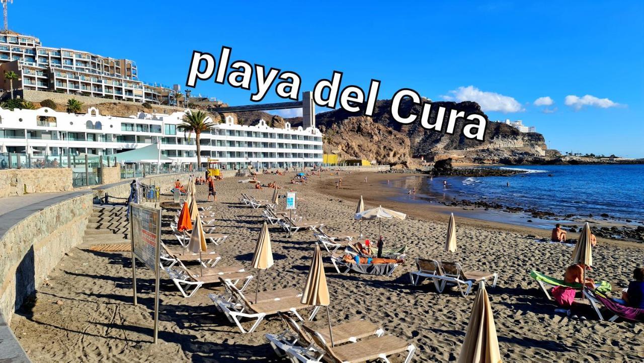 Deluxe 3 Rooms74M2,2Air Condit 2Tv Seaview On Amadores,2 Heatpools, Parking, 600 Mb,Dishwasher,2Lift,,3 Beaches Playa Del Cura  Exteriér fotografie