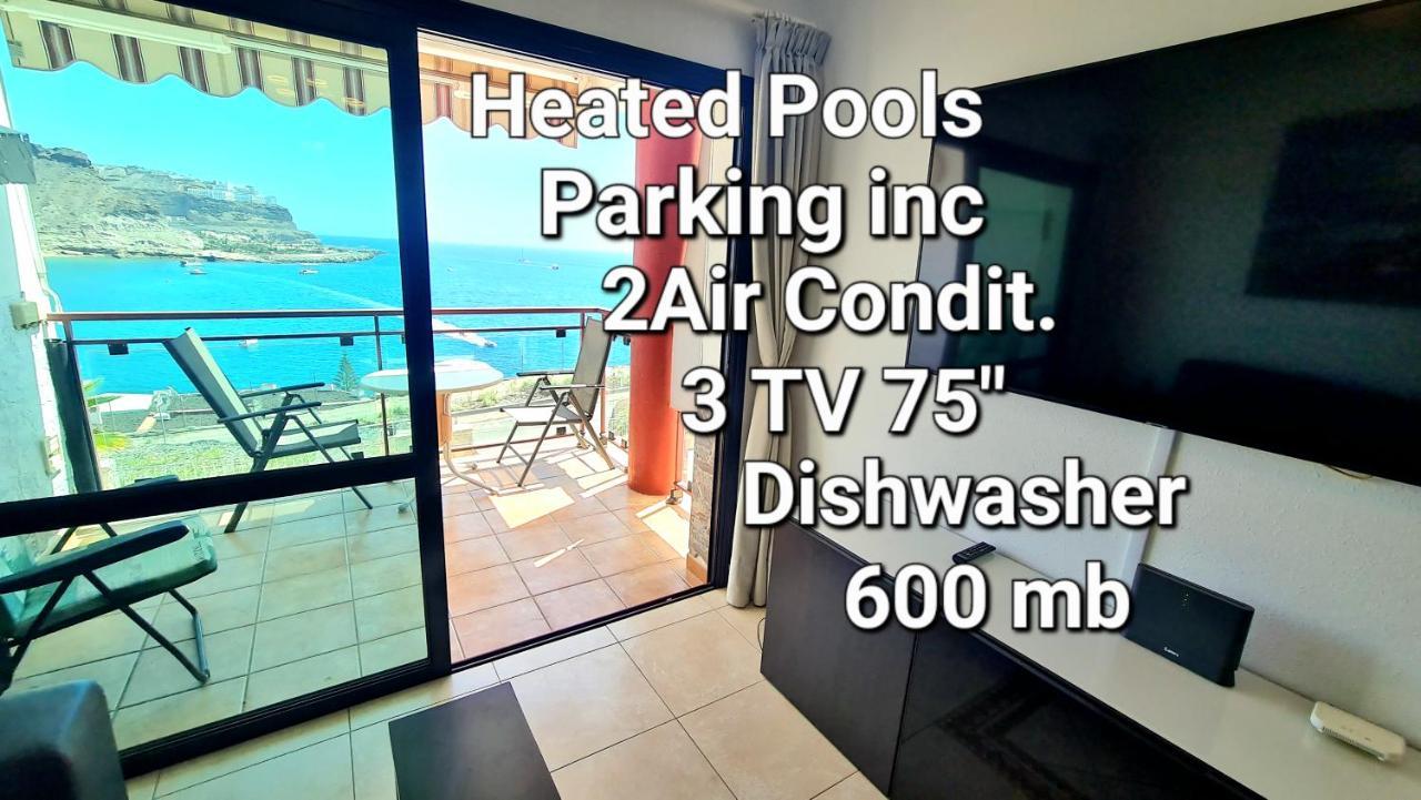 Deluxe 3 Rooms74M2,2Air Condit 2Tv Seaview On Amadores,2 Heatpools, Parking, 600 Mb,Dishwasher,2Lift,,3 Beaches Playa Del Cura  Exteriér fotografie